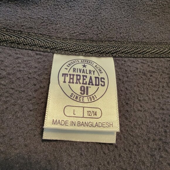 Rivalry‎ Threads UCF Fleece Jacket Youth L 12/14 Knights Full Zip - Picture 4 of 10